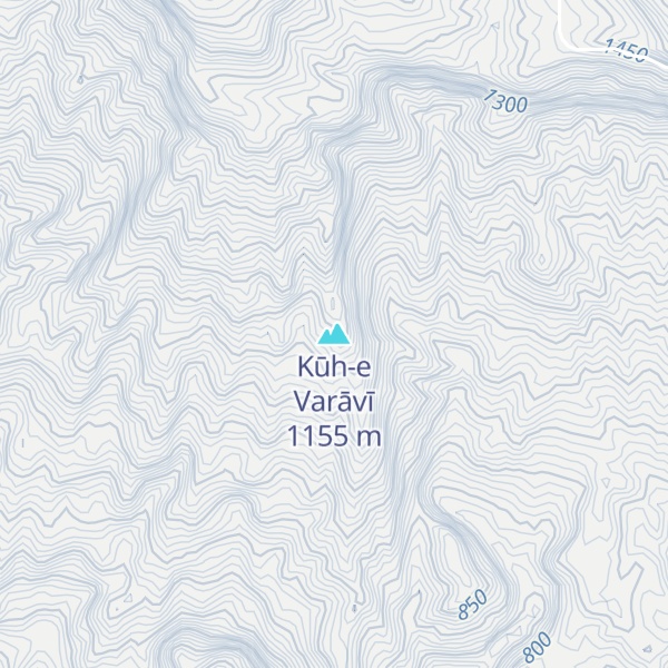 Map of Kūh-e Varāvī