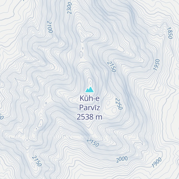 Map of Kūh-e Parvīz