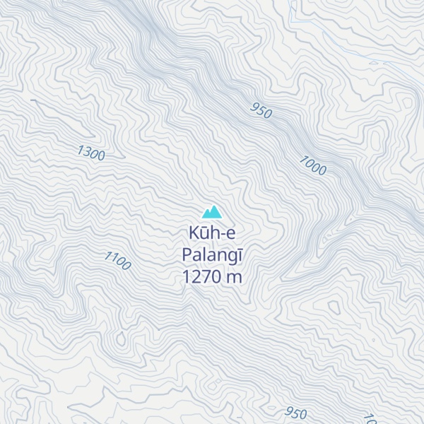 Map of Kūh-e Palangī
