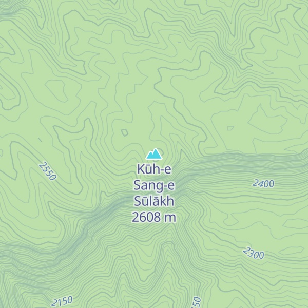 Map of Kūh-e Sang-e Sūlākh