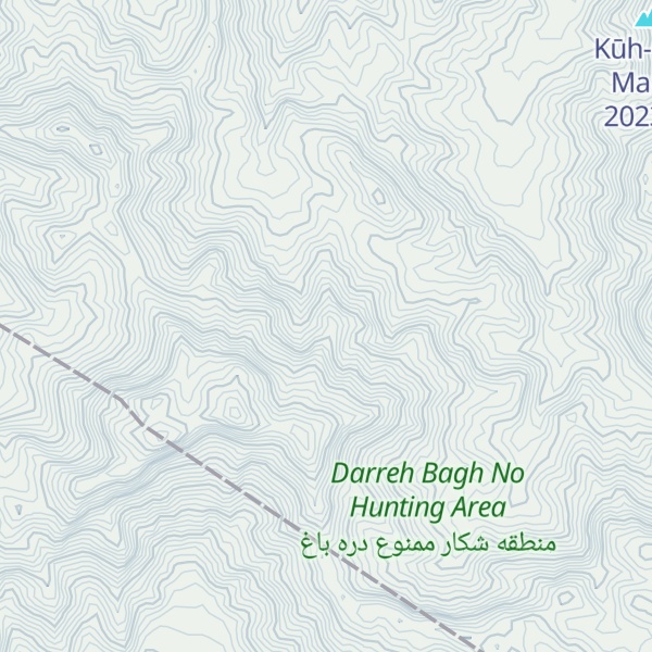 Map of Kūh-e Cheshmeh Sefīd