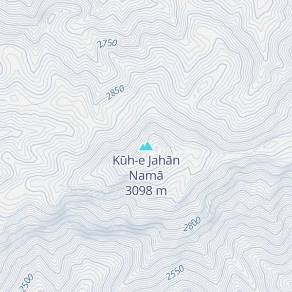 Map of Kūh-e Jahān Namā
