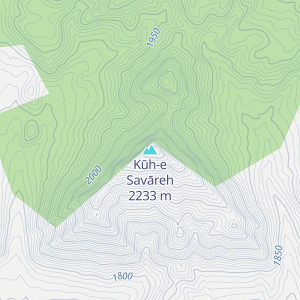Map of Kūh-e Savāreh
