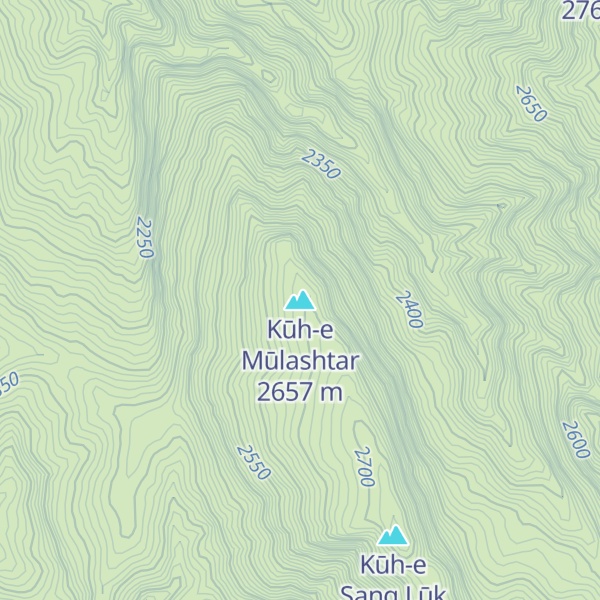 Map of Kūh-e Mūlashtar