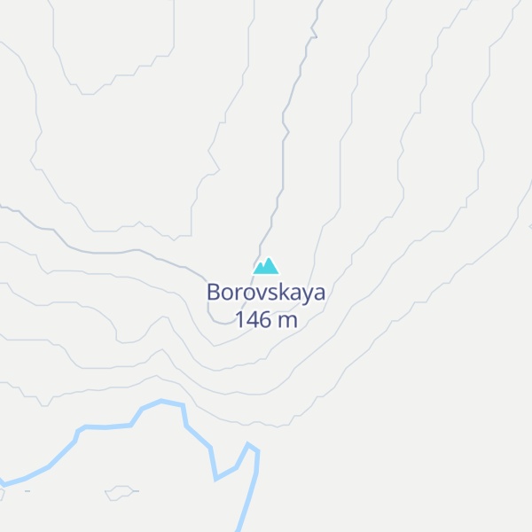 Map of Borovskaya