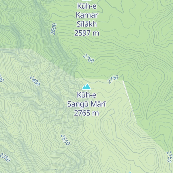 Map of Kūh-e Sangū Mārī