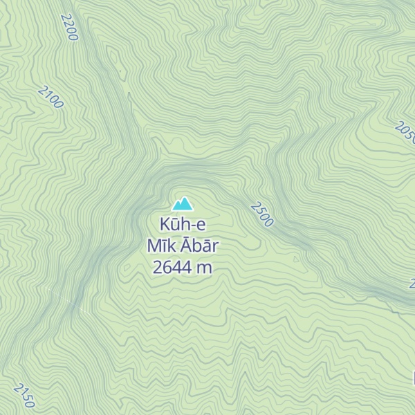 Map of Kūh-e Kahdān