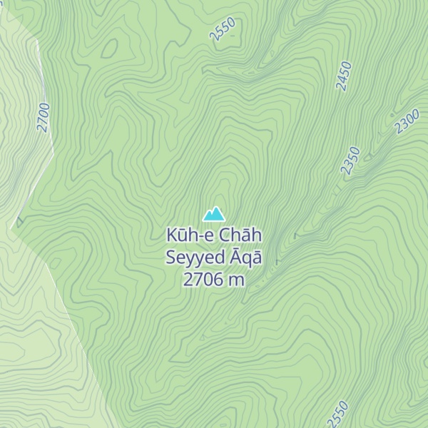 Map of Kūh-e Chāh Seyyed Āqā