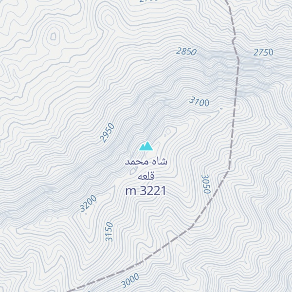 Map of شاه محمد قلعه
