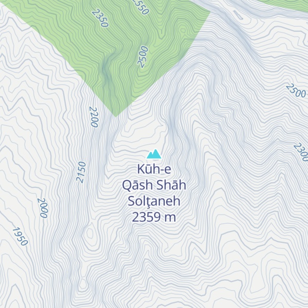 Map of Kūh-e Qāsh Shāh Solţaneh
