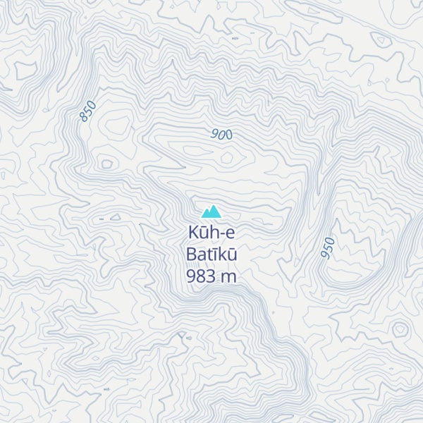 Map of Kūh-e Batīkū