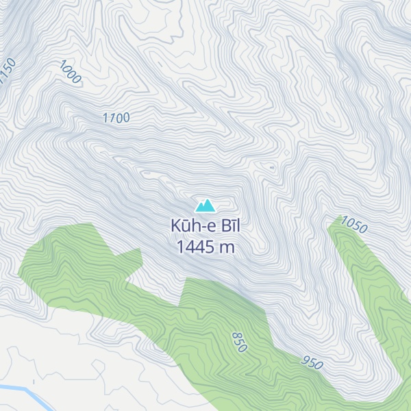Map of Kūh-e Bīl