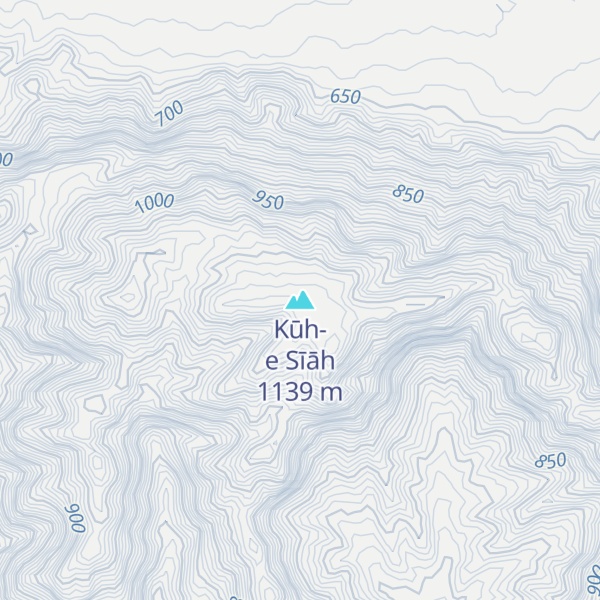 Map of Kūh-e Sīāh