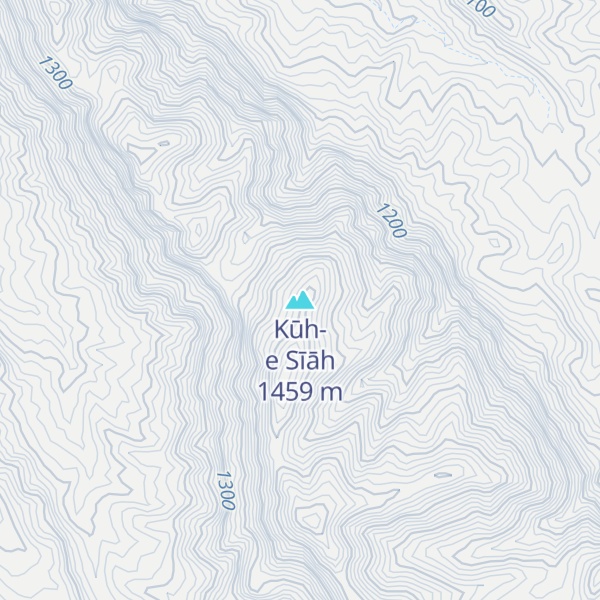 Map of Kūh-e Sīāh