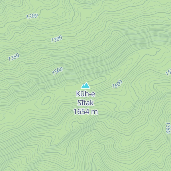 Map of Kūh-e Sītak