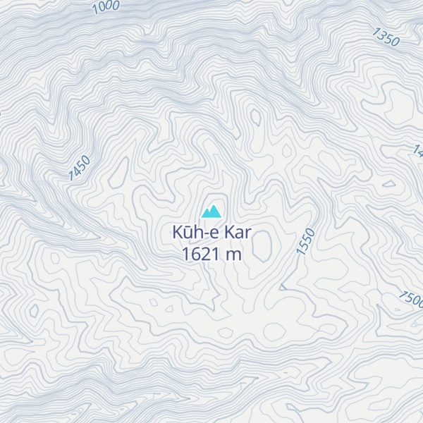 Map of Kūh-e Kar