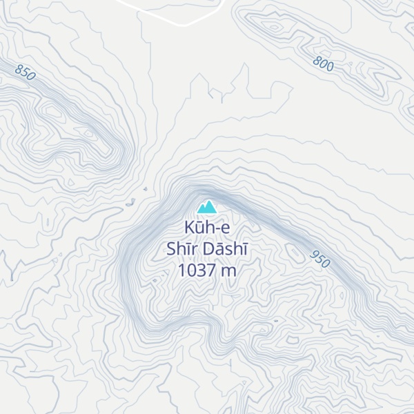 Map of Kūh-e Shīr Dāshī