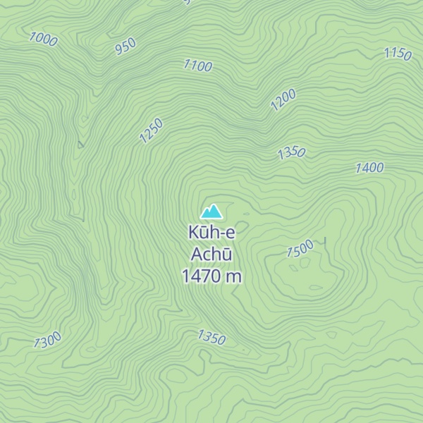 Map of Kūh-e Achū