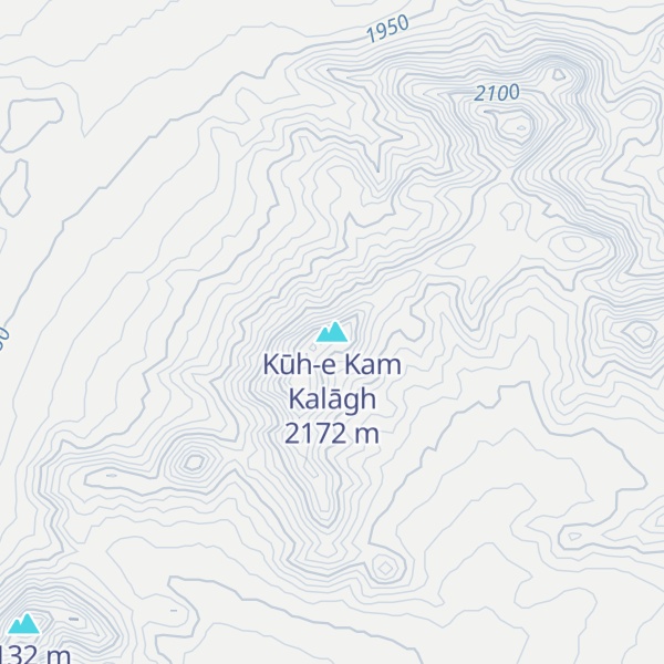 Map of Kūh-e Kam Kalāgh