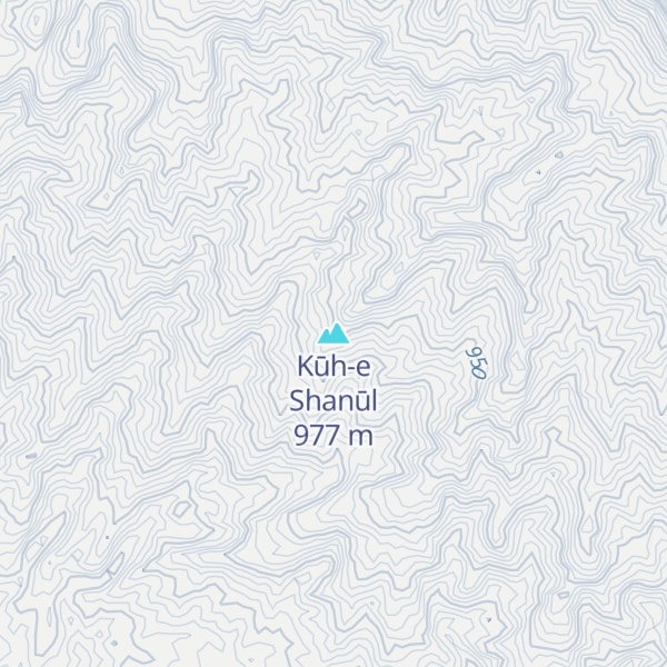 Map of Kūh-e Shanūl