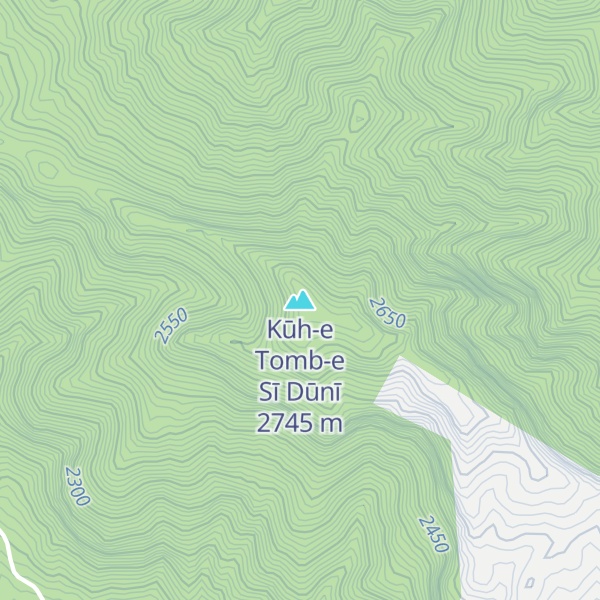 Map of Kūh-e Tomb-e Sī Dūnī