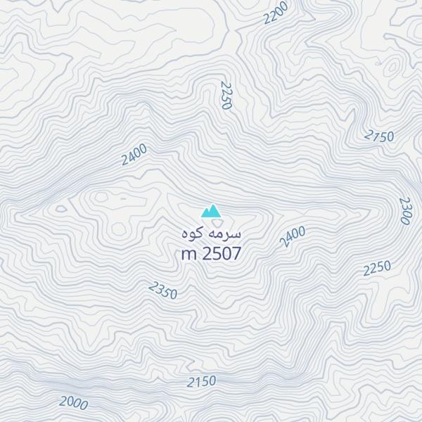 Map of سرمه کوه