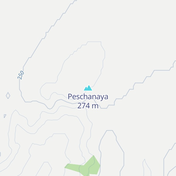 Map of Peschanaya