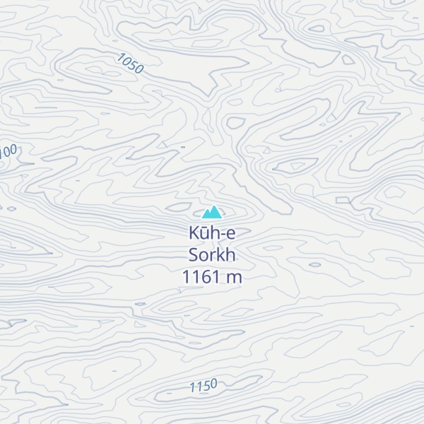 Map of Kūh-e Sorkh