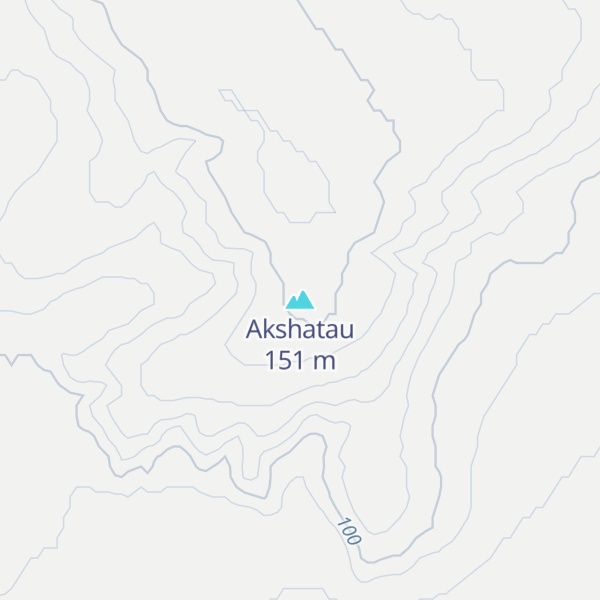 Map of Akshatau
