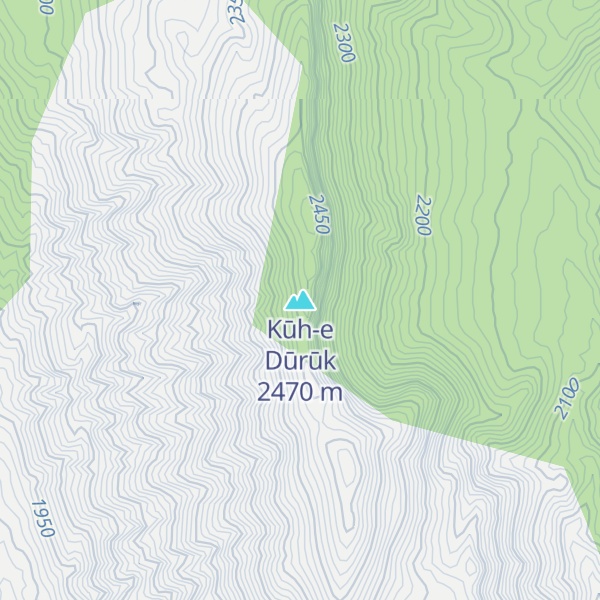 Map of Kūh-e Dūrūk