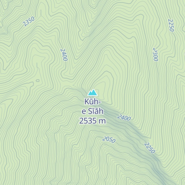 Map of Kūh-e Sīāh