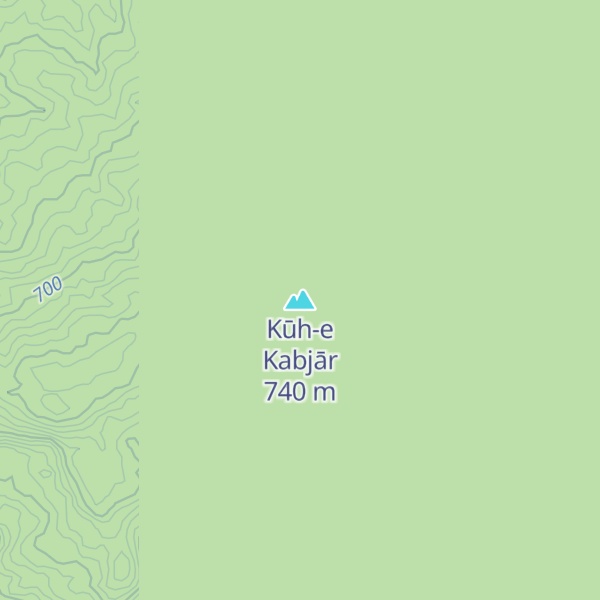 Map of Kūh-e Kabjār