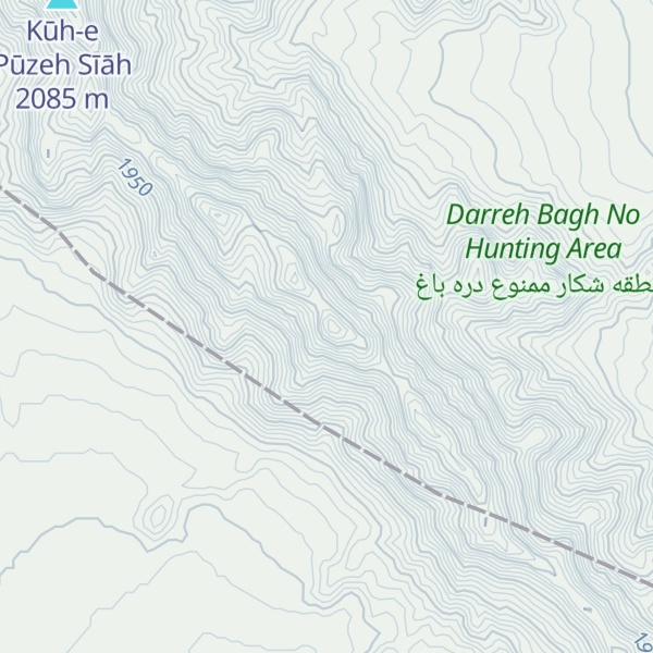 Map of Kūh-e Lāy Mowdū