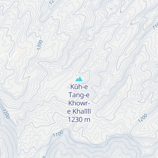 Map of Kūh-e Tang-e Khowr-e Khalīlī
