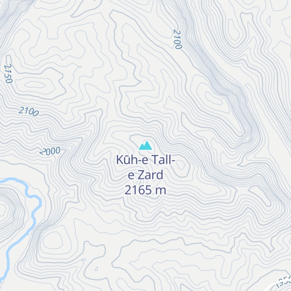 Map of Kūh-e Tall-e Zard