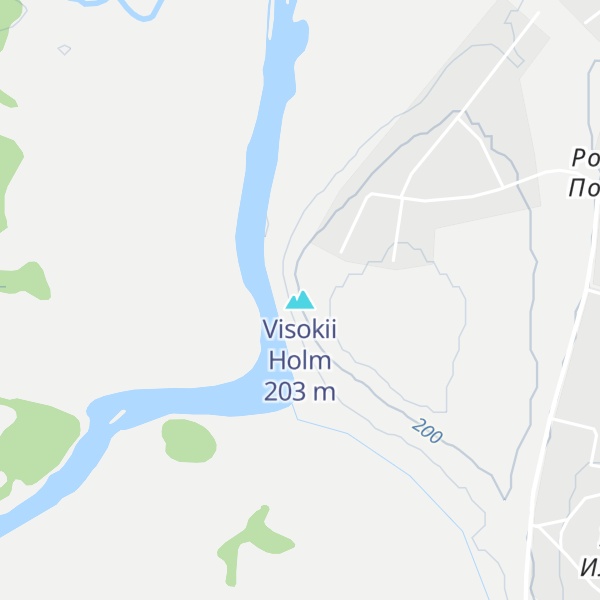 Map of Visokii Holm