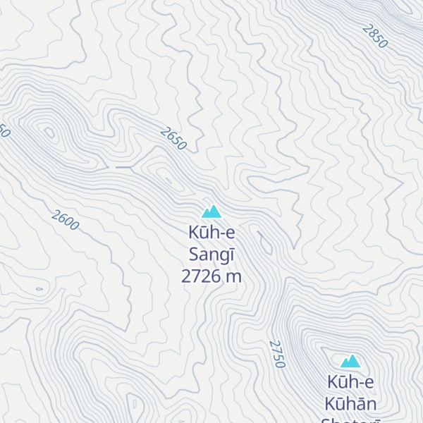 Map of Kūh-e Sangī
