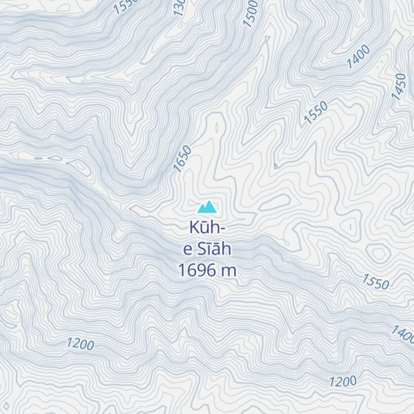 Map of Kūh-e Sīāh