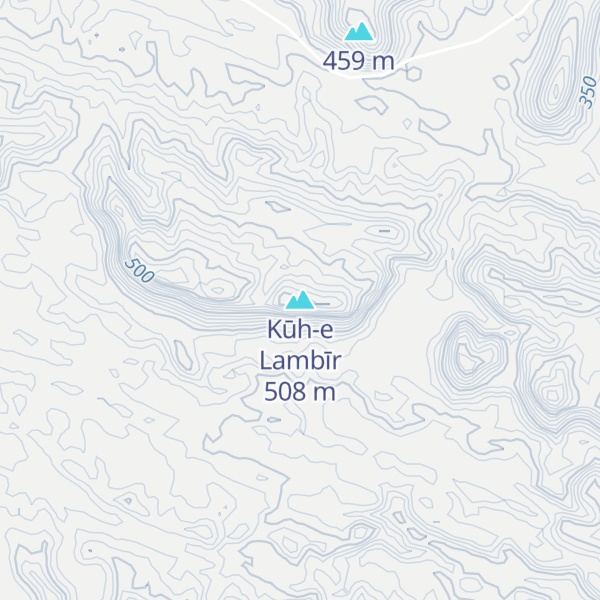 Map of Kūh-e Lambīr