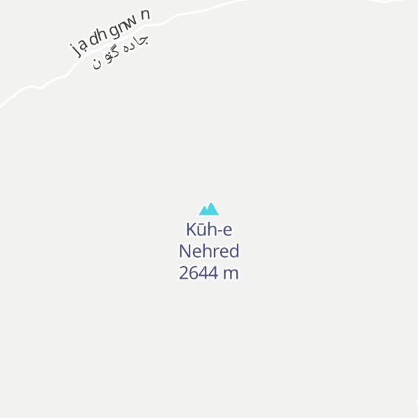 Map of Kūh-e Nehred