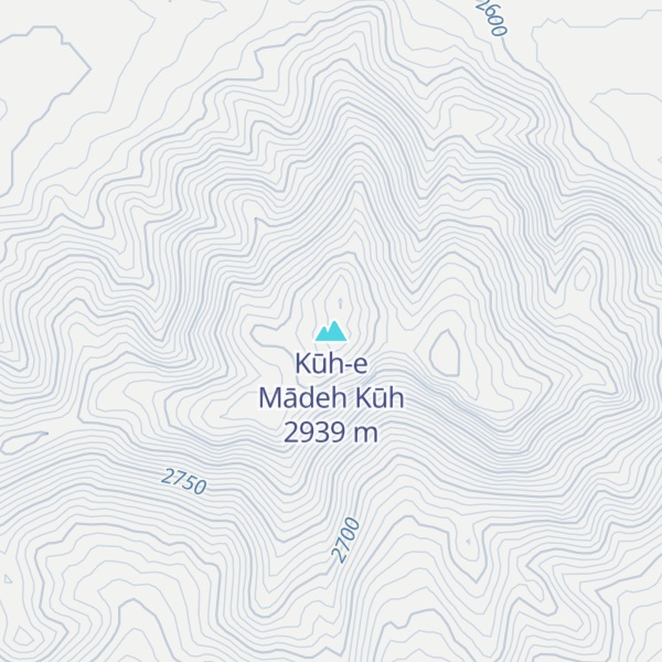 Map of Kūh-e Mādeh Kūh