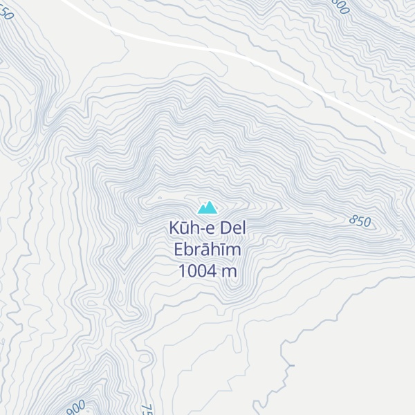 Map of Kūh-e Del Ebrāhīm