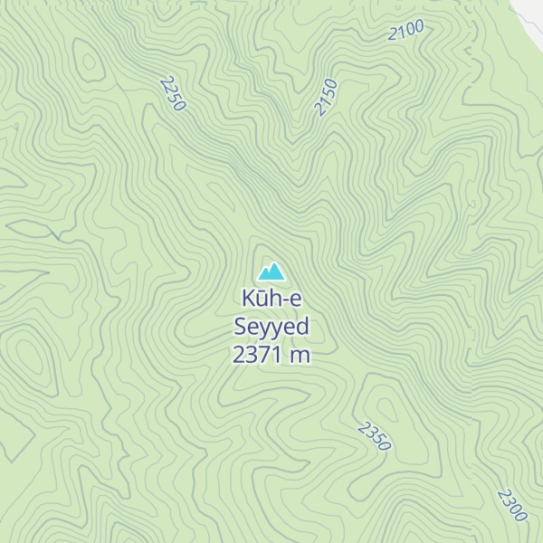 Map of Kūh-e Seyyed