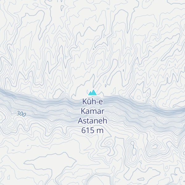 Map of Kūh-e Kamar Astaneh