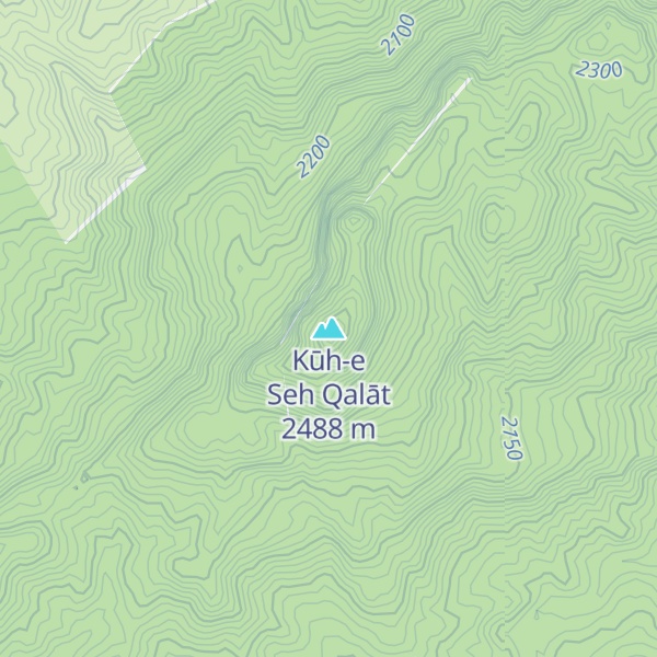 Map of Kūh-e Seh Qalāt