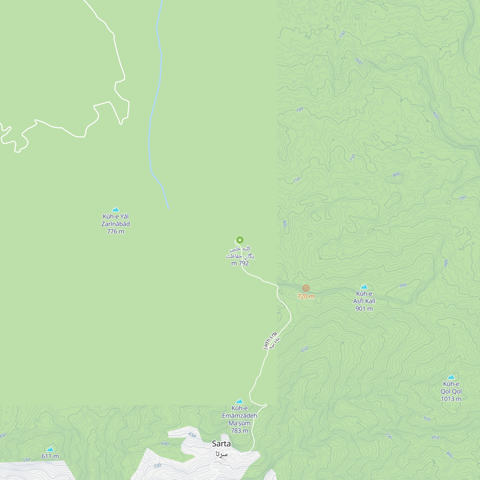کلبه حلبی یگان حفاظت map