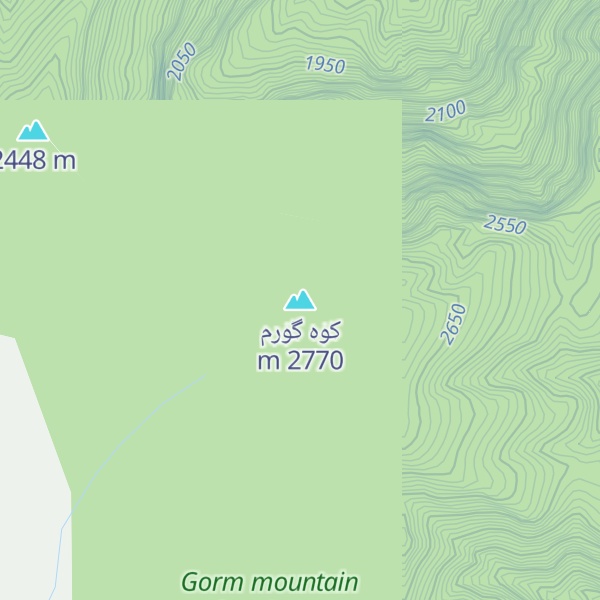 Map of کوه گورم