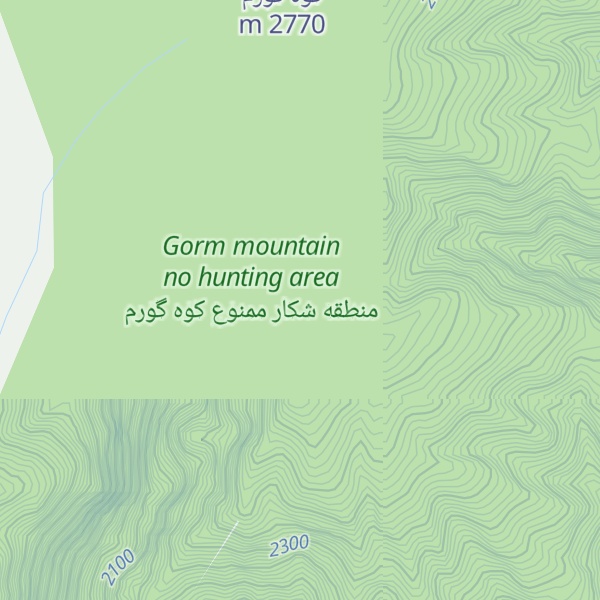Map of Kūh-e Kaftar
