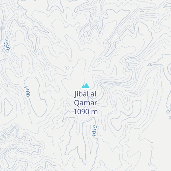 Map of Jibal al Qamar