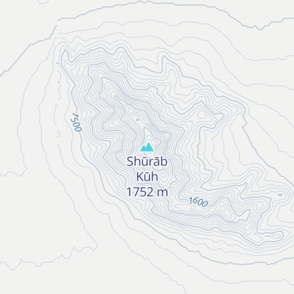 Map of Shūrāb Kūh